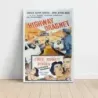Highway Dragnet (1954) Fine Art Movie Poster