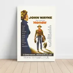 Hondo (1953) Fine Art Movie Poster