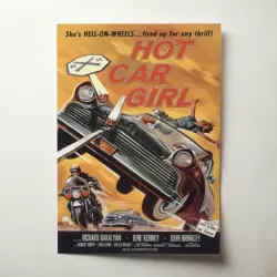 Hot Car Girl (1958) Fine Art Movie Poster