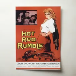 Hot Rod Rumble (1957) Fine Art Movie Poster