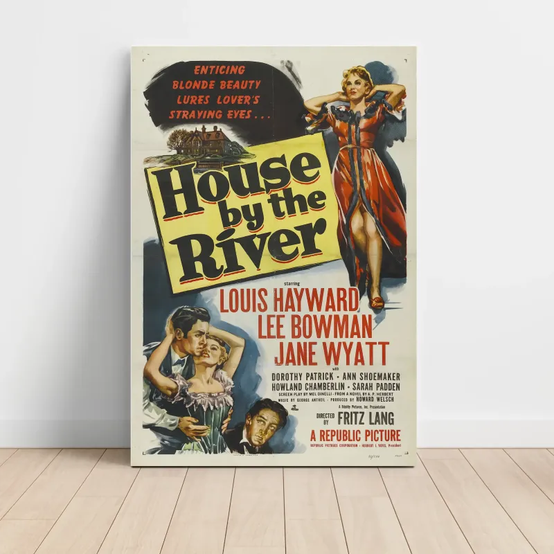 House by the River (1950) Fine Art Movie Poster