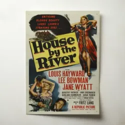 House by the River (1950) Fine Art Movie Poster