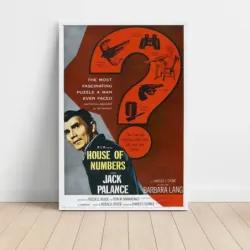 House of Numbers (1957) Fine Art Movie Poster