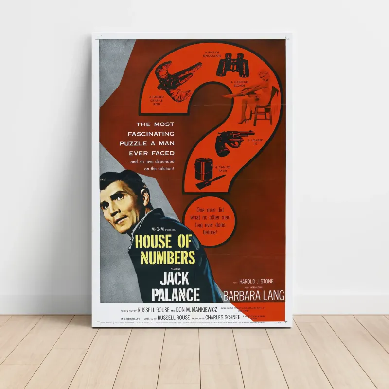 House of Numbers (1957) Fine Art Movie Poster