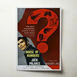 House of Numbers (1957) Fine Art Movie Poster