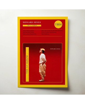 Howard Jones – The 12 inch Album Fine Art Album Poster