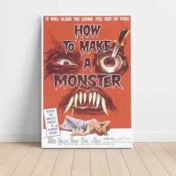 How to Make a Monster (1958) Fine Art Movie Poster