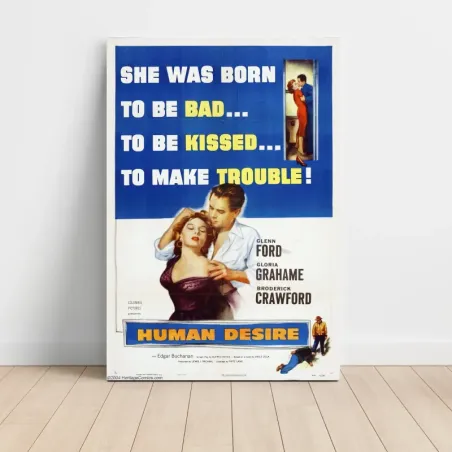 Human Desire (1954) Fine Art Movie Poster