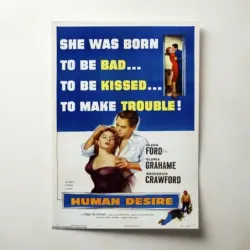 Human Desire (1954) Fine Art Movie Poster