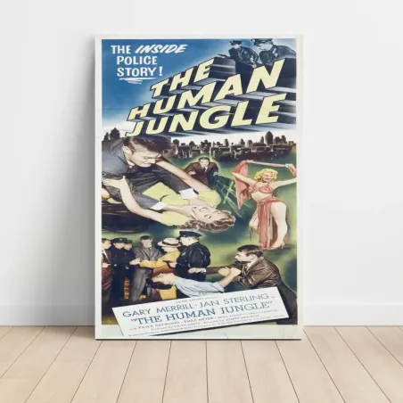 The Human Jungle (1954) Fine Art Movie Poster