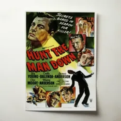 Hunt the Man Down (1950) Fine Art Movie Poster