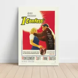 I Confess (1953) Fine Art Movie Poster