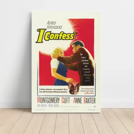 I Confess (1953) Fine Art Movie Poster