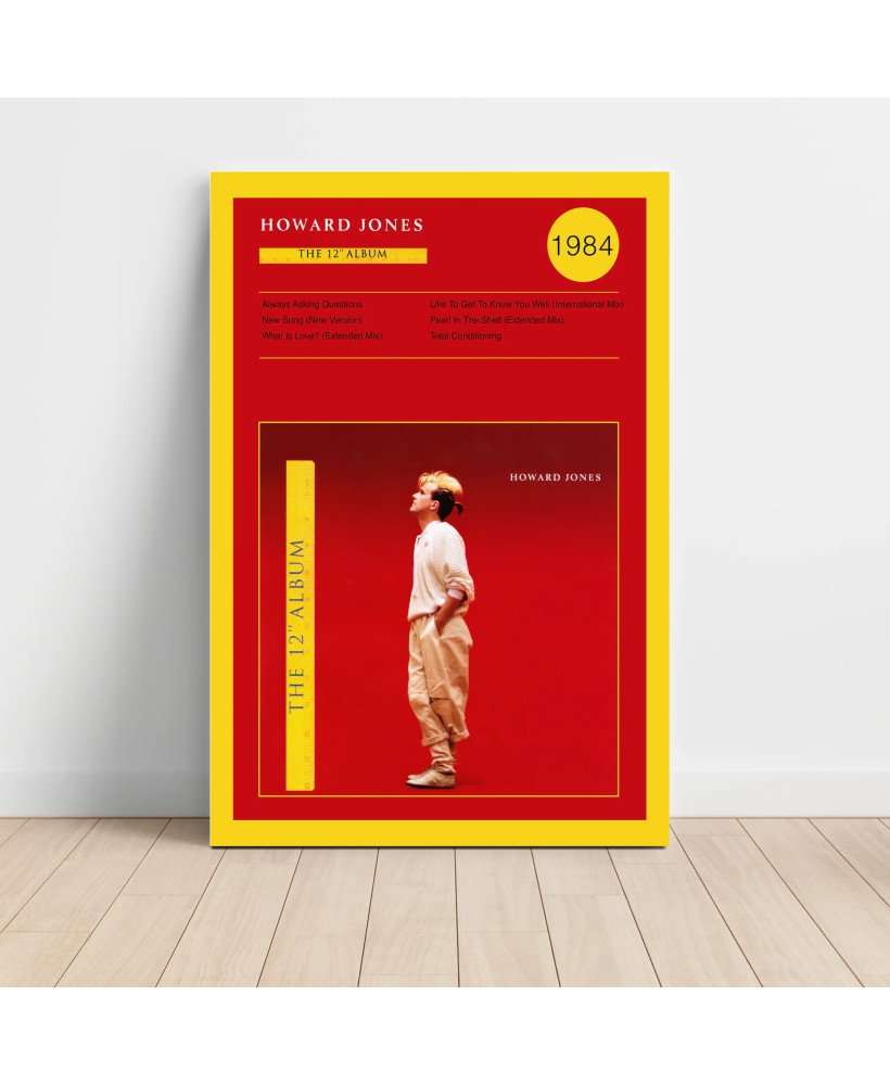 Howard Jones – The 12 inch Album Fine Art Album Poster