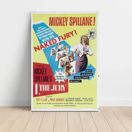 I, the Jury (1953) Fine Art Movie Poster