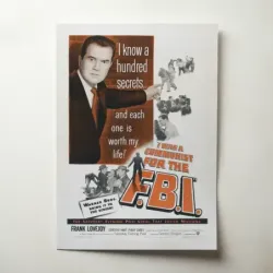 I Was a Communist for the FBI (1951) Fine Art Movie Poster