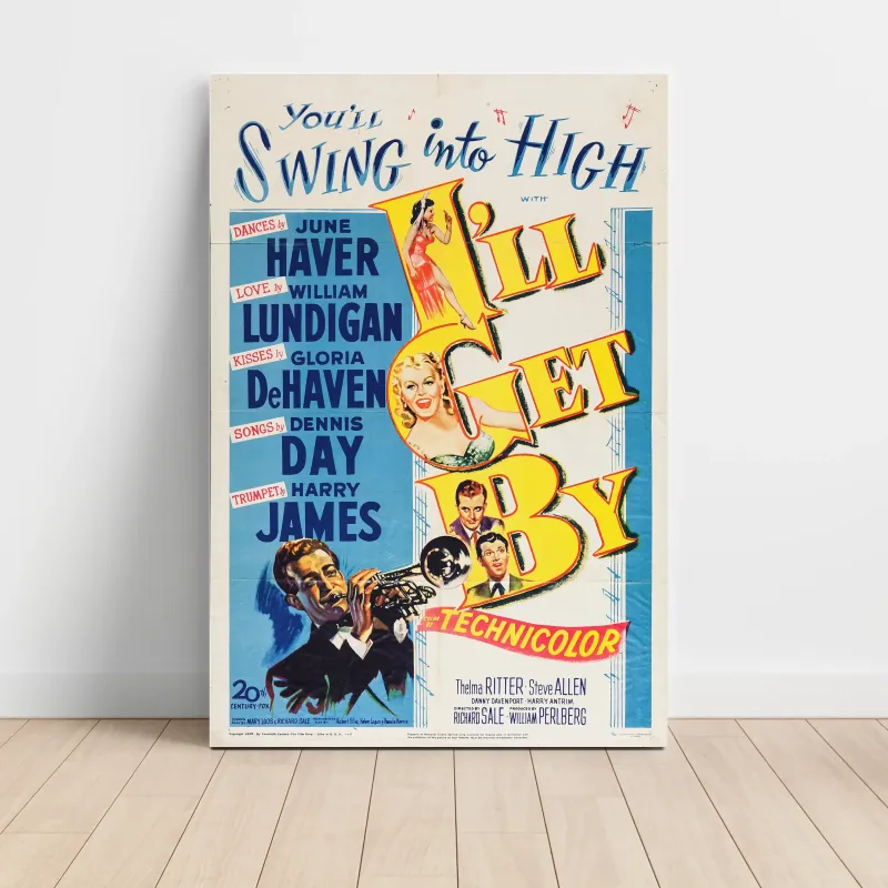 I'll Get By (1950) Fine Art Movie Poster