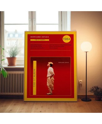 Howard Jones – The 12 inch Album Fine Art Album Poster