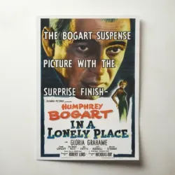 In a Lonely Place (1950) Fine Art Movie Poster
