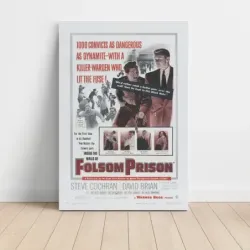 Inside the Walls of Folsom Prison (1951) Fine Art Movie Poster