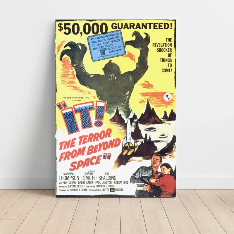 It! The Terror from Beyond Space (1958) Fine Art Movie Poster