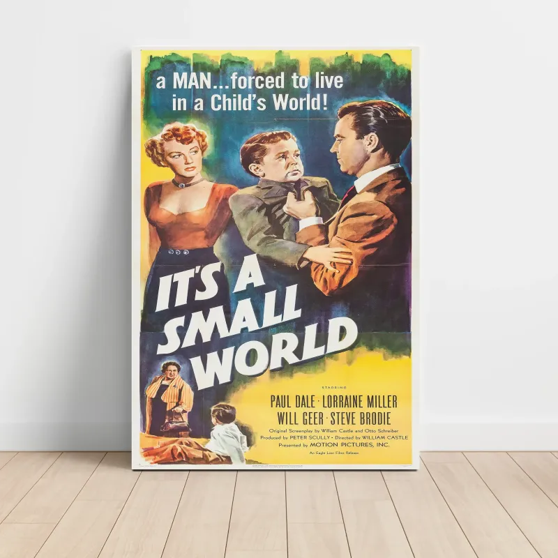 It's a Small World (1950) Fine Art Movie Poster
