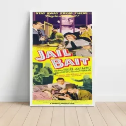 Jail Bait (1954) Fine Art Movie Poster