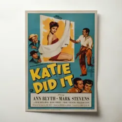 Katie Did It (1951) Fine Art Movie Poster