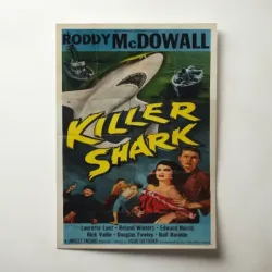 Killer Shark (1950) Fine Art Movie Poster