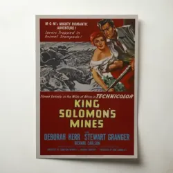 King Solomon's Mines (1950) Fine Art Movie Poster