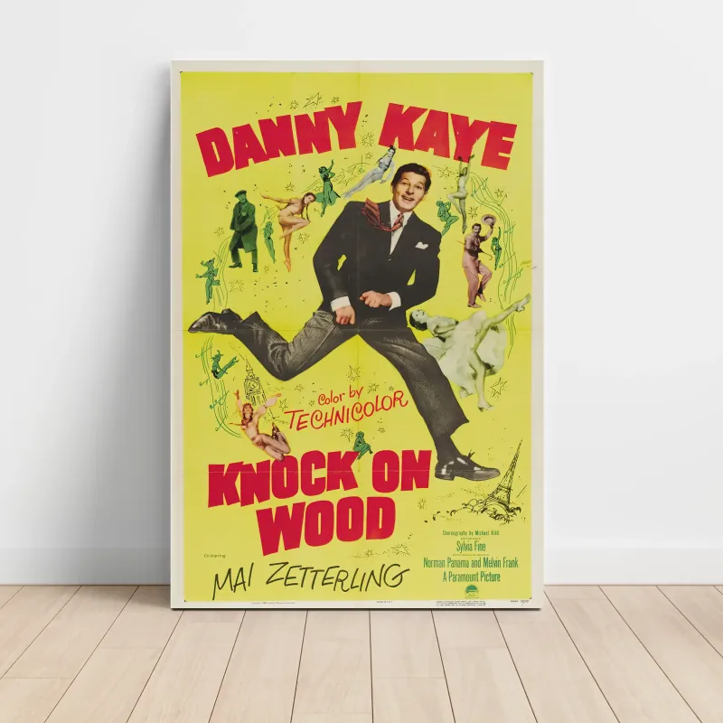 Knock on Wood (1954) Fine Art Movie Poster