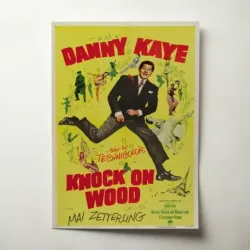 Knock on Wood (1954) Fine Art Movie Poster