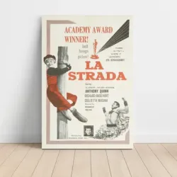 La Strada (1954) Fine Art Movie Poster