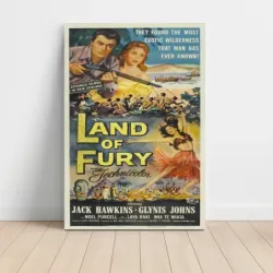 Land of Fury (1954) Fine Art Movie Poster