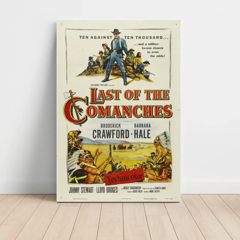 Last of the Comanches (1953) Fine Art Movie Poster