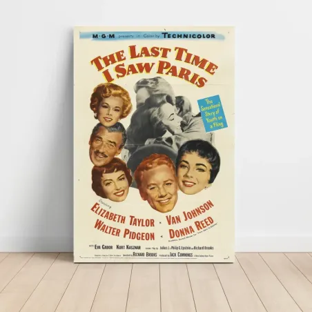 The Last Time I Saw Paris (1954) Fine Art Movie Poster