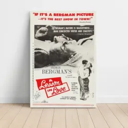 A Lesson in Love (1954) Fine Art Movie Poster