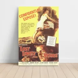 Lost, Lonely and Vicious (1958) Fine Art Movie Poster