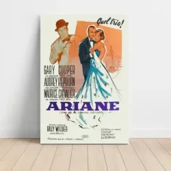 Love in the Afternoon (1957) Fine Art Movie Poster
