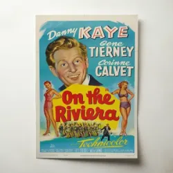 On the Riviera (1951) Fine Art Movie Poster