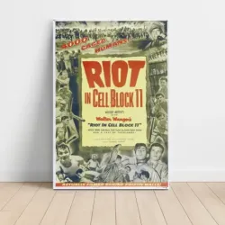 Riot in Cell Block 11 (1954) Fine Art Movie Poster