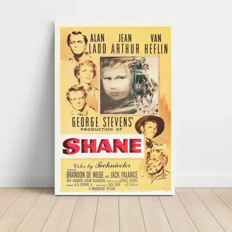 Shane (1953) Fine Art Movie Poster