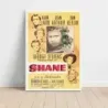 Shane (1953) Fine Art Movie Poster