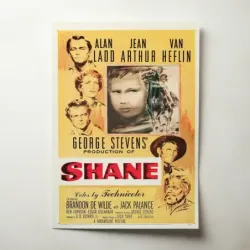 Shane (1953) Fine Art Movie Poster