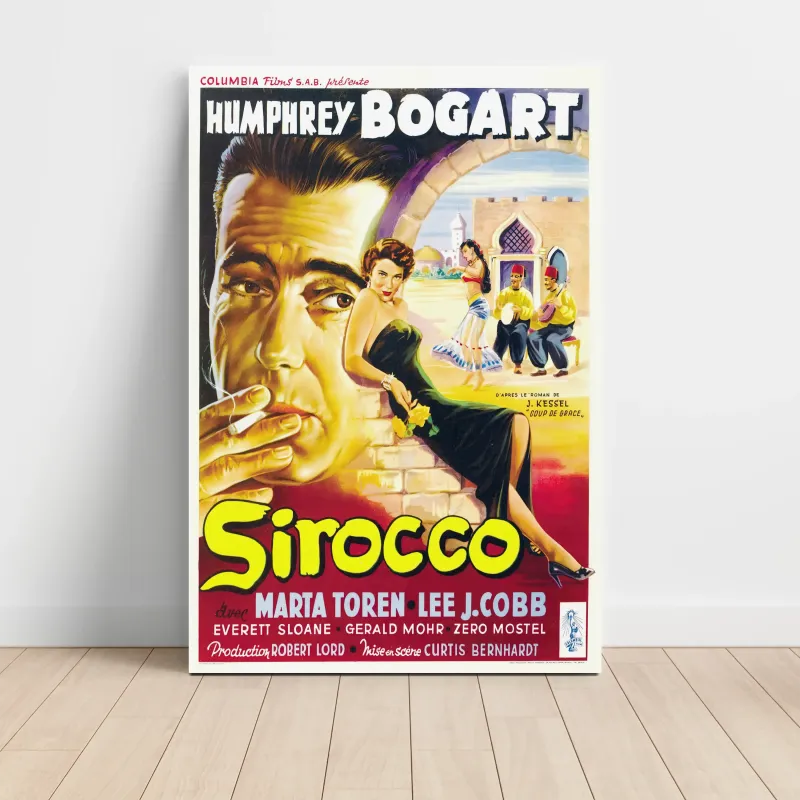 Sirocco (1951) Fine Art Movie Poster