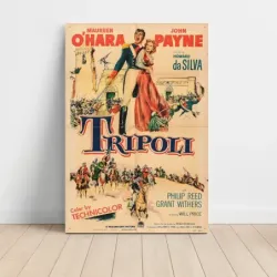 Tripoli (1950) Fine Art Movie Poster