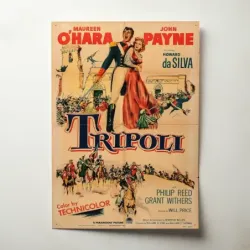Tripoli (1950) Fine Art Movie Poster