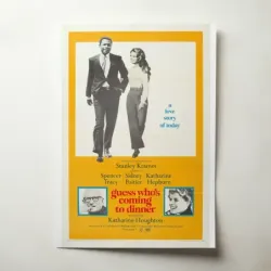 Guess Who's Coming to Dinner (1967) Fine Art Movie Poster