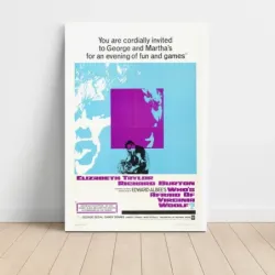 Who's Afraid of Virginia Woolf? (1966) Fine Art Movie Poster
