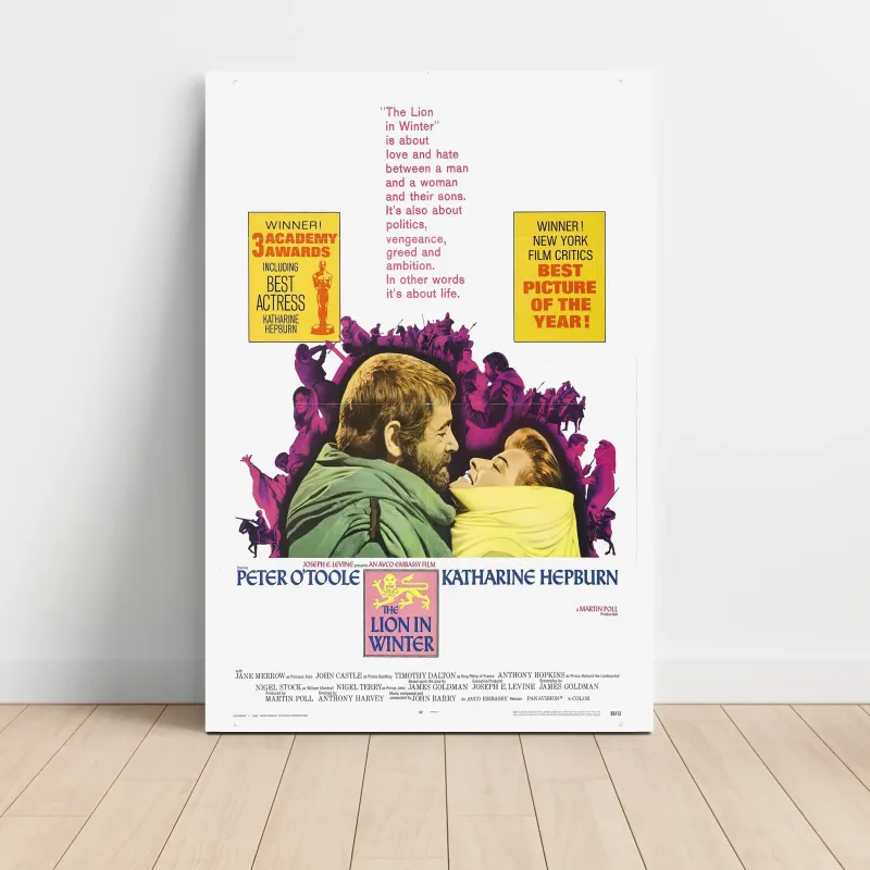 The Lion in Winter (1968) Fine Art Movie Poster
